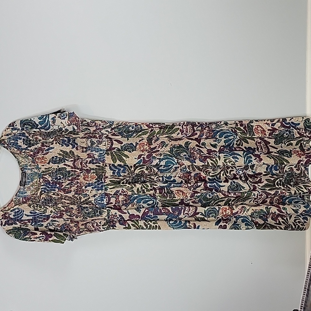elementz Woman Smocked floral long Maxi Dress